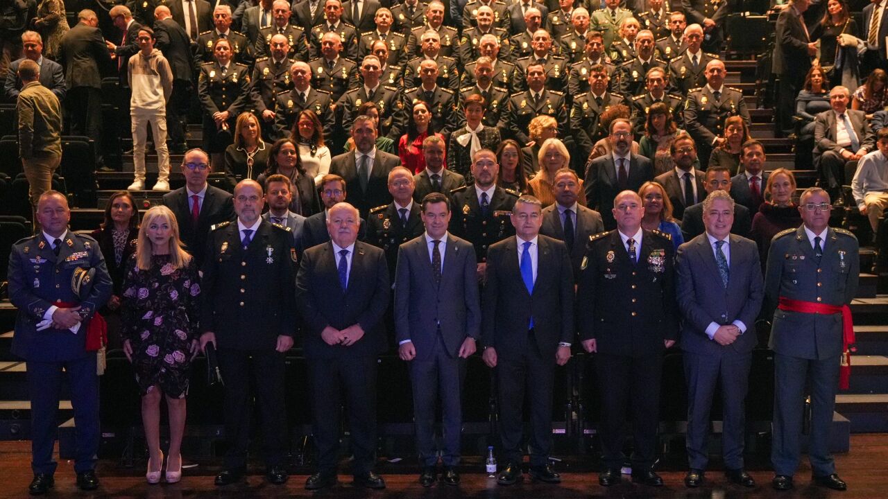 Juanma Moreno en acto oficial