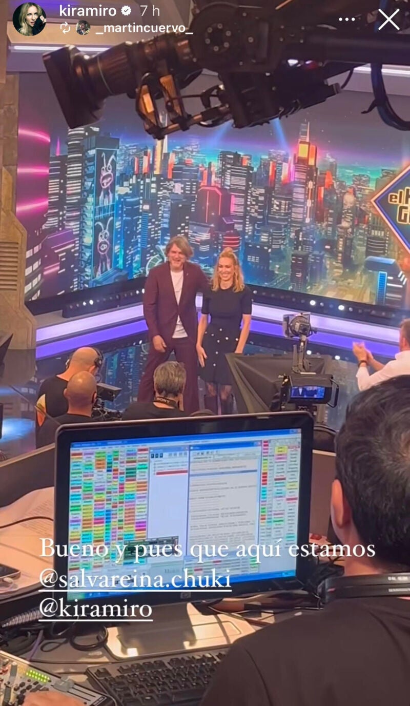 Kira Miró en 'El Hormiguero'.