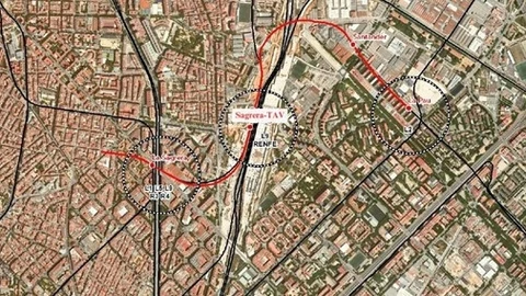 La Sagrera tendrá una nueva conexión del metro de Barcelona a la espera del AVE