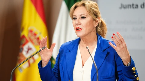 La consejera de Economía y Hacienda de la Junta de Andalucía y portavoz del Gobierno, Carolina España