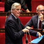 El primer ministro francés, Michel Barnier, en la Asamblea Nacional el pasado martes