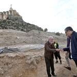 El alcalde de Murcia visita este enclave situado en el cerro de Monteagudo