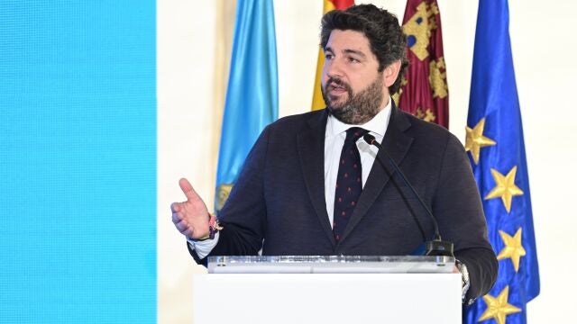 El presidente de la Comunidad, Fernando López Miras, inauguró hoy los colectores Norte y Sur de San Javier.