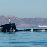 Imagen del submarino S-81 Isaac Peral de la Armada fabricado por Navantia 