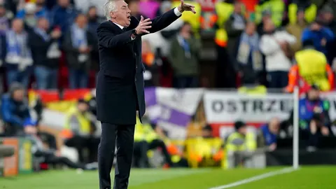 Fútbol/Champions.- Carlo Ancelotti: "La medicina para Mbappé es ser paciente"