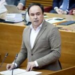 El portavoz del Grupo Parlamentario Popular en Les Corts, Juanfran Pérez