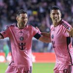 Luis Suárez y Leo Messi con el Inter de Miami