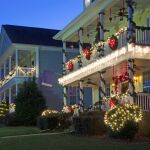 Iluminación de Navidad en casa