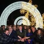 Inauguración del encendido navideño en las calles de Valladolid