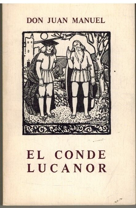 Portada de uno de los libros de El Conde Lucanor, del infante Don Juan Manuel