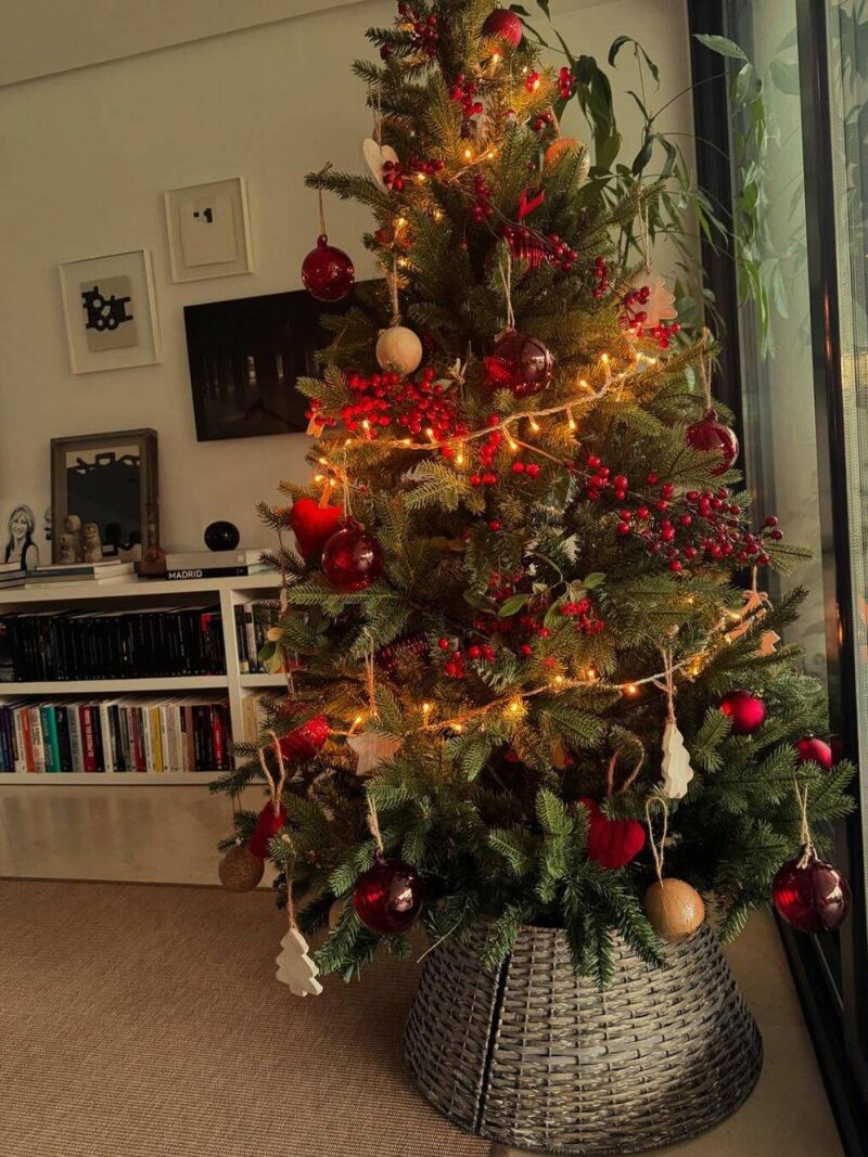Imagen de la decoración navideña de Susanna Griso