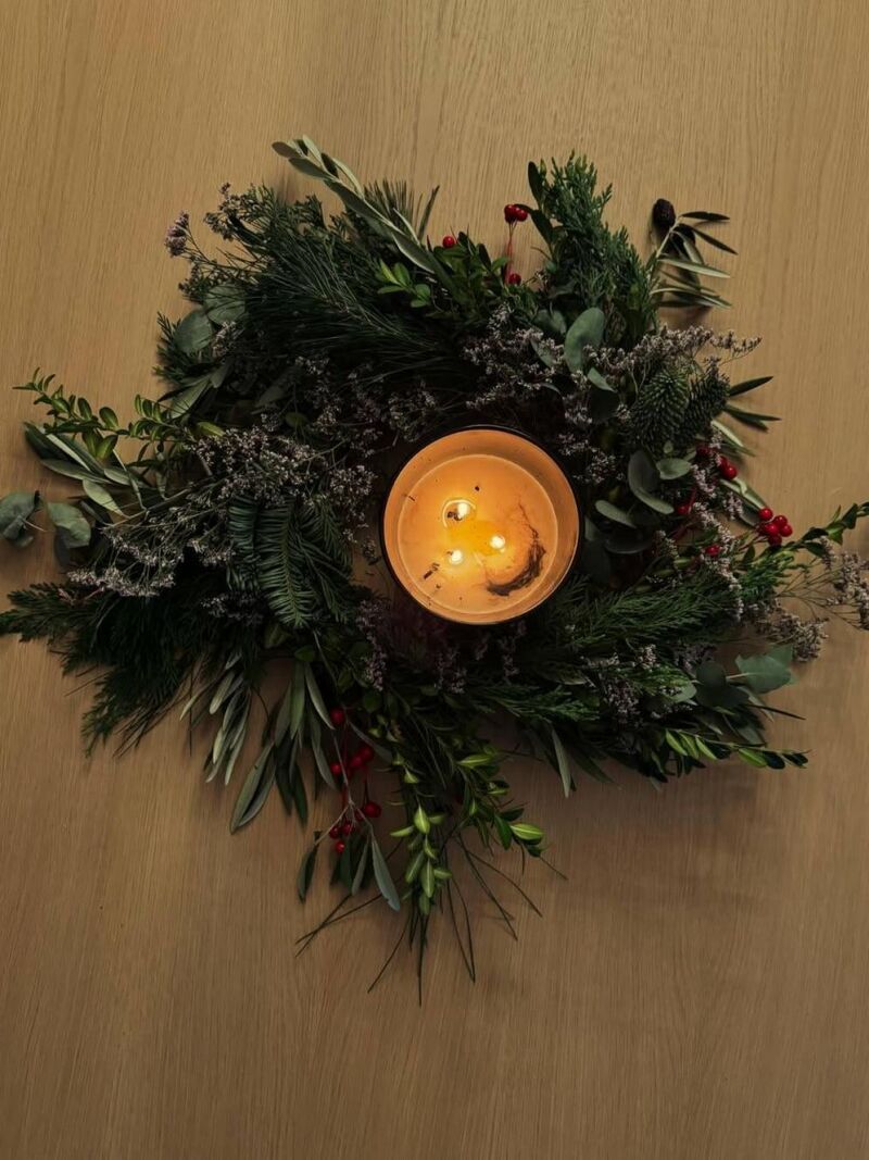 Imagen de la decoración navideña de Susanna Griso