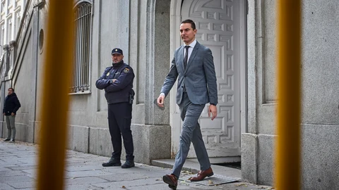 El exlíder de los socialistas madrileños Juan Lobato, tras declarar como testigo en el Tribunal Supremo