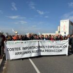 Los agricultores protestan en Arévalo (Ávila) por crisis económica del sector cerealista