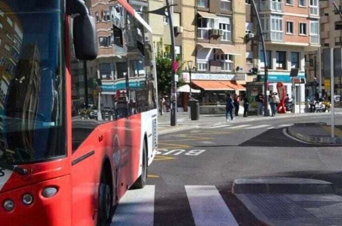 Imagen de archivo de un autobús en Murcia