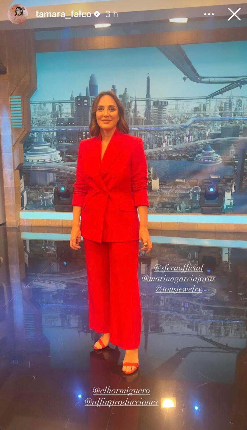 El look de Tamara.