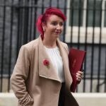 FILE -Louise Haigh, Britain's Secretary of State for Transport leaves following a pre-Budget cabinet meeting in 10 Downing Street, London, Oct. 30, 2024.