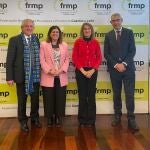 José María Bravo, vicepresidente 3º de la FRMP y vicepresidente de la Diputación de Segovia; Beatriz Asensio , presidenta de la Comisión de Educación y alcaldesa de Benavente; Rocío Lucas, consejera de Educación de la Junta de Castilla y León; Jesús Manuel Hurtado, secretario general de la Consejería de Educación 