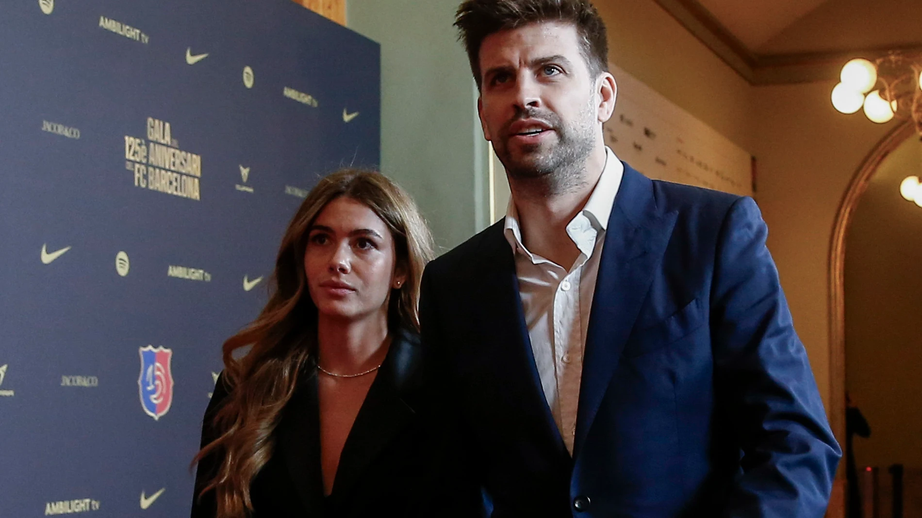 Gerard Piqué y Clara Chía, la imagen que deberá superar Shakira