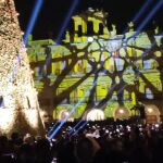 Encendido navideño en la Plaza Mayor de Salamanca