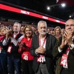 Susana Díaz, José Antonio Griñán y Manuel Chaves