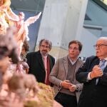 El alcalde de Madrid, José Luis Martínez-Almeida, en la presentación del tradicional Belén municipal instalado en el Palacio de Cibeles.