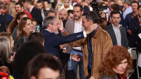 Juan Espadas y Pedro Sánchez en el Congreso