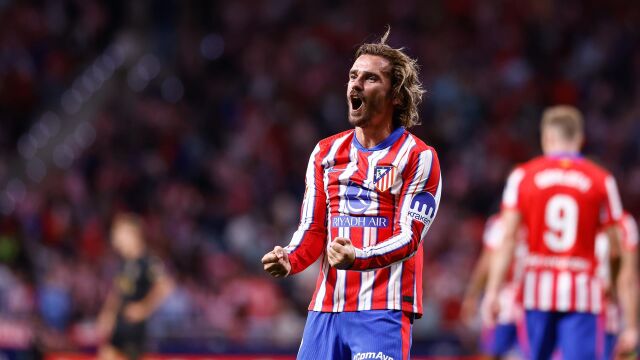 MADRID.-El Atlético de Madrid se reengancha a la pelea del título con otra goleada fuera de casa