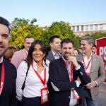 Tudanca junto a Sánchez, José Luis Vázquez o Daniel de la Rosa, entre otros, en Sevilla