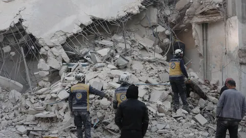 Russian airstrikes targeted three hospitals in Idlib