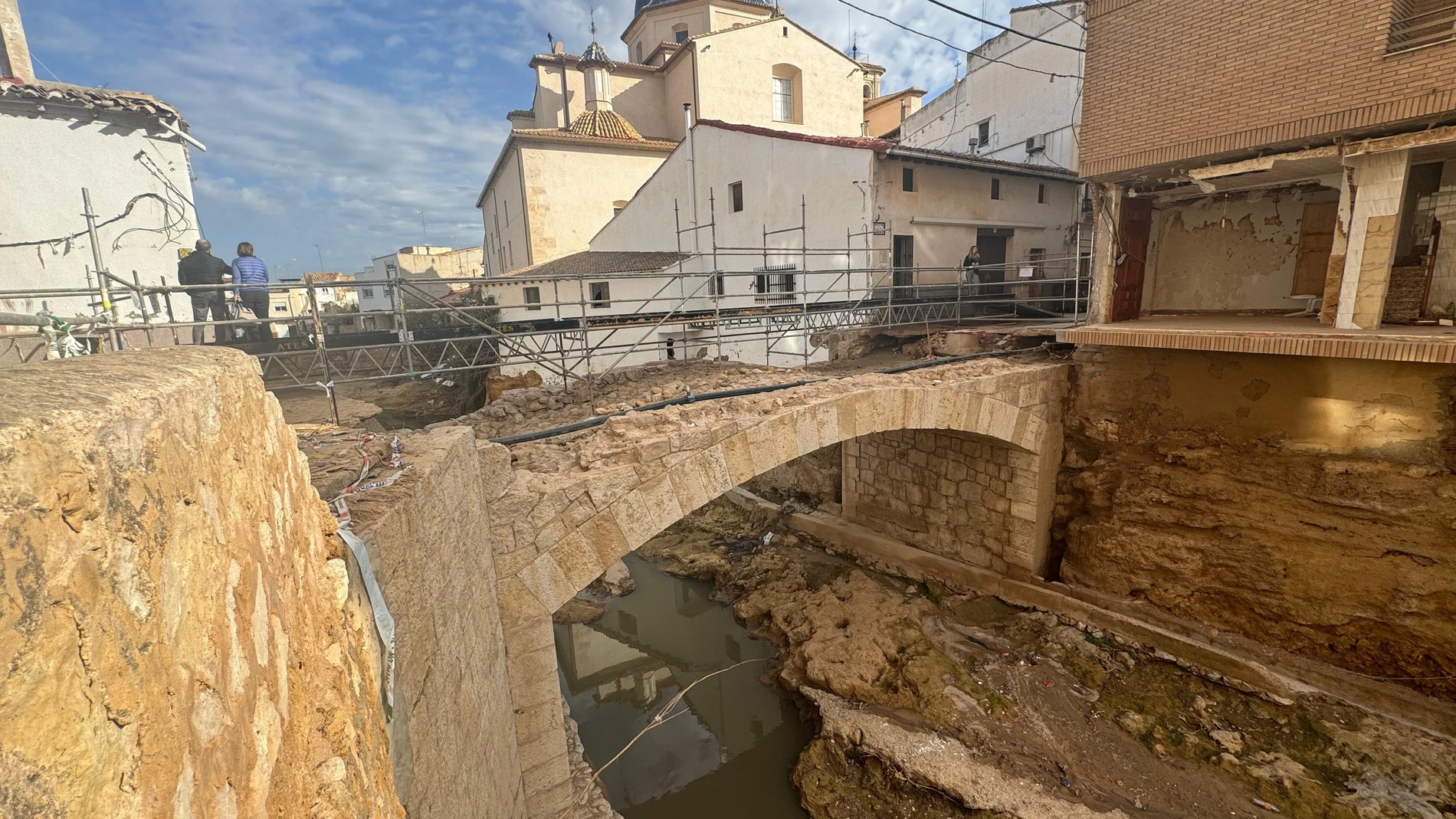 Puente en Chiva REMITIDA / HANDOUT por GVA Fotografía remitida a medios de comunicación exclusivamente para ilustrar la noticia a la que hace referencia la imagen, y citando la procedencia de la imagen en la firma 02/12/2024