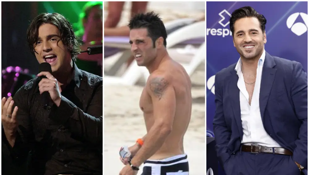 David Bustamante a lo largo de los años