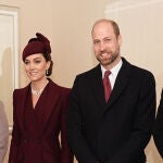 Kate Middleton y el príncipe Guillermo reciben al Emir de Catar en Londres