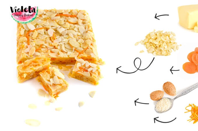 Turrón casero de naranja y almendras