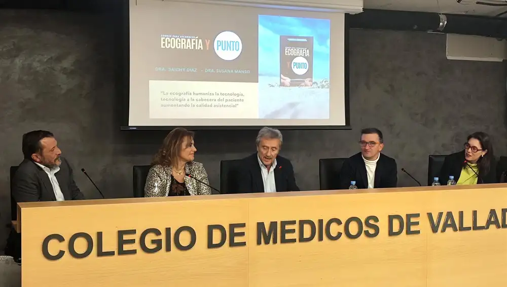 Presentación del libro en el Colegio de Médicos de Valladolid