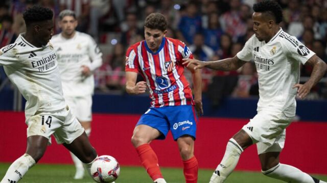 Imagen del derbi madrileño de la temporada 2024/2025