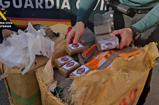 Detenido en El Ejido el conductor de una furgoneta con casi una tonelada de hachís