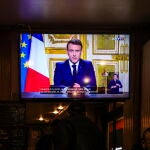 French President Macron addresses the nation after the government collapse