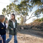 La ministra para la Transición Ecológica, Sara Aagesen, visitó Catarroja junto a la delegada del Gobierno, Pilar Bernabé