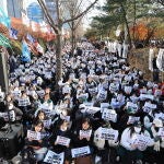 College students protest for President Yoon's resignation