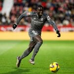 Ferland Mendy, en el partido del Real Madrid en Girona