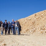Suárez-Quiñones en una reciente visita a un futuro polígono en la provincia de Segovia