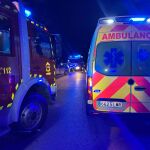 Los equipos de emergencia en Collado Villalba