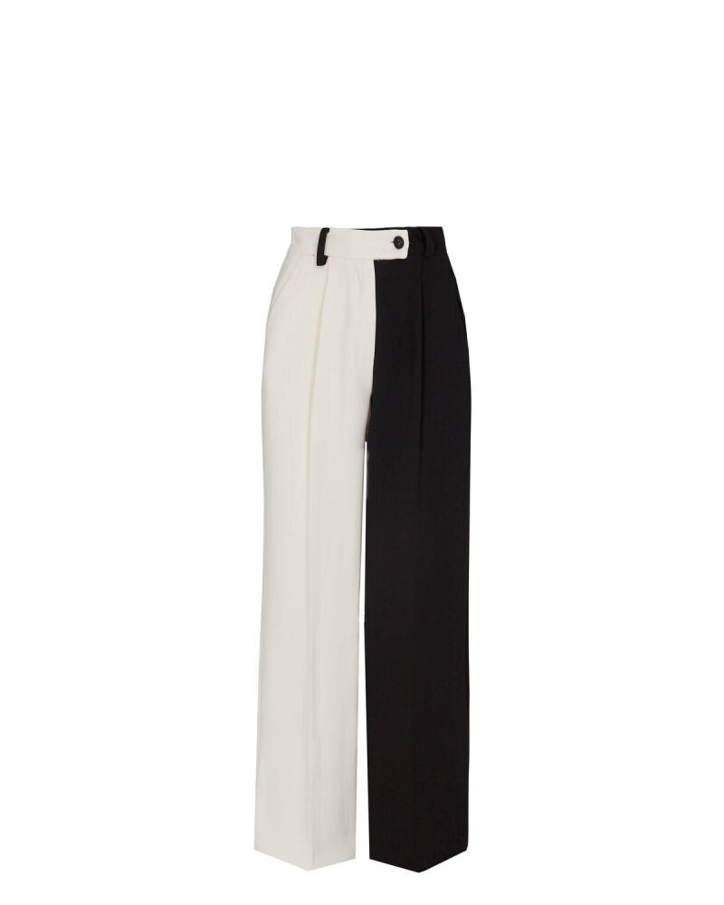 Pantalón bicolor. 