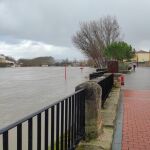 El Ebro resiste sin desbordarse en Miranda