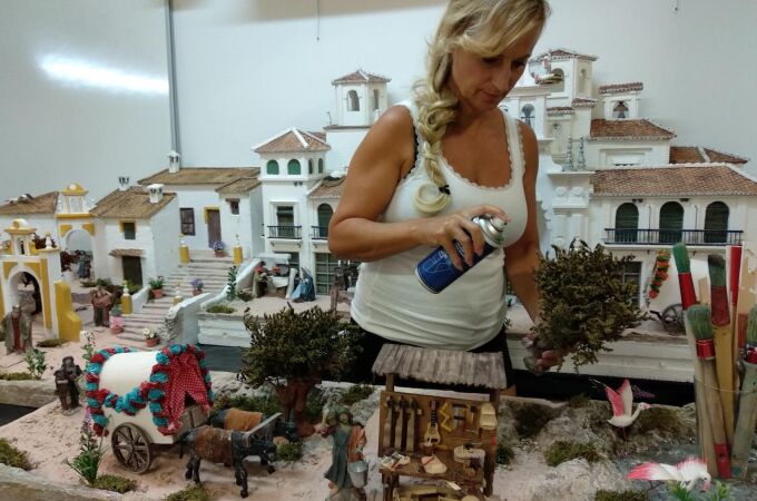 La colocación del Belén comenzó en el mes de agosto
