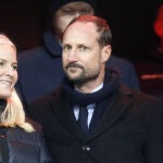 La princesa Mette-Marit y el príncipe Haakon de Noruega