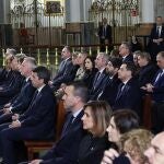 Moreno asiste al funeral por las víctimas de la DANA en la Catedral de Valencia y aboga por la "unidad y solidaridad"