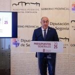 Miguel Ángel de Vicente durante la presentación de los Presupuestos