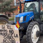 Tractorada en Valladolid contra la falta de rentabilidad del sector primario y la competencia desleal 